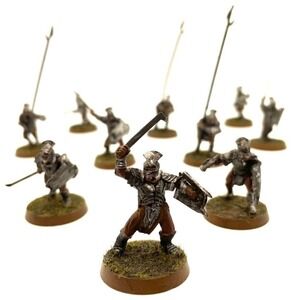 Uruk-hai Warriors 10 Painted Miniatures Hobgoblin Half-orc Middle-Earth